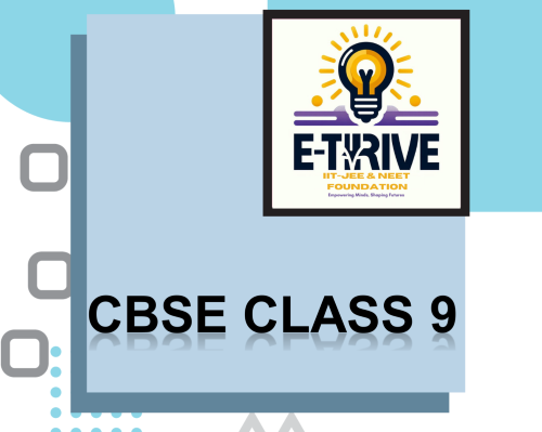 CBSE CLASS 9